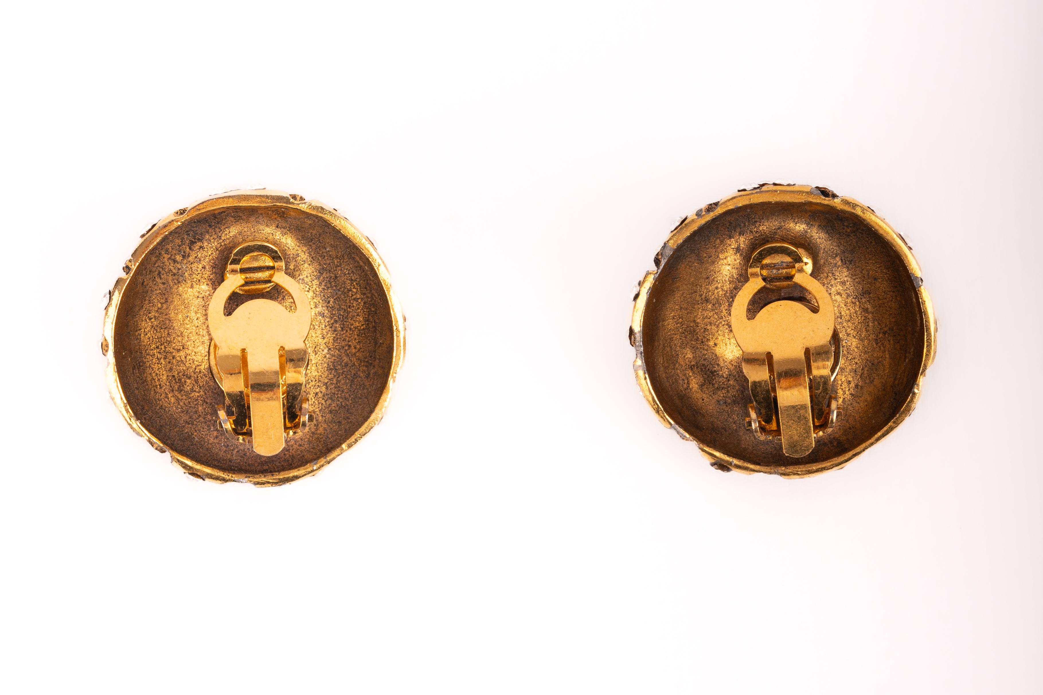 Chanel earrings 1990s For Sale 1