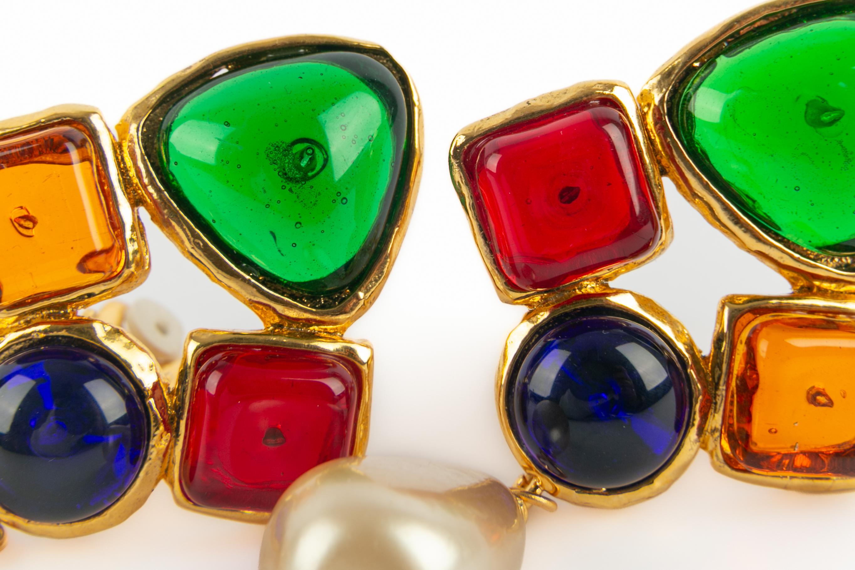 Boucles d'oreilles Chanel 1990 en vente 2