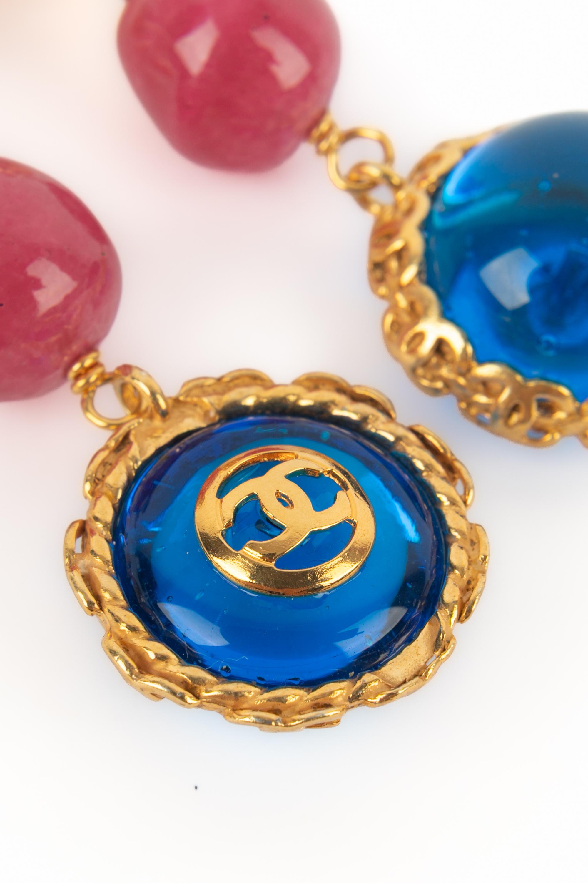 Boucles d'oreilles Chanel 1990 en vente 2