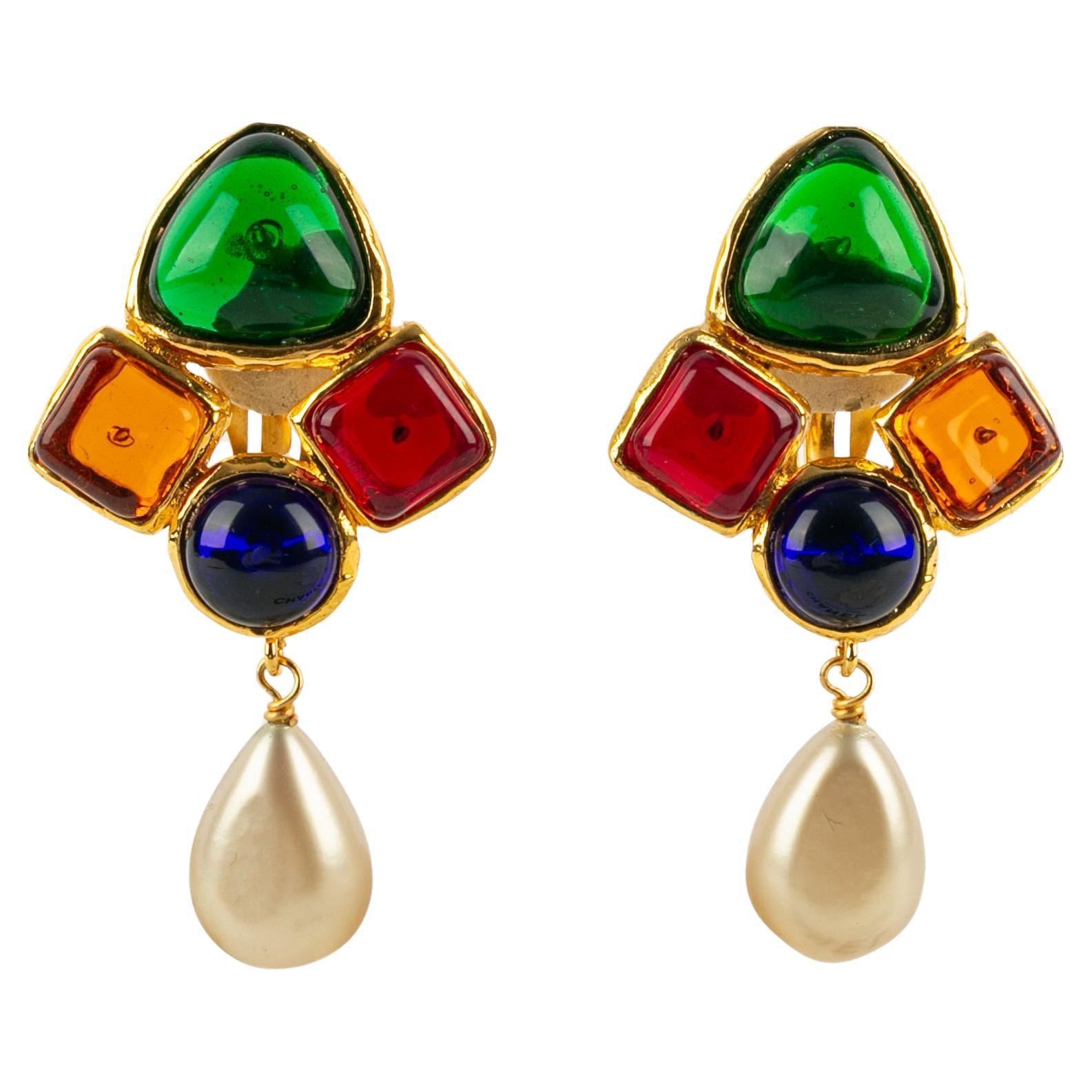 Boucles d'oreilles Chanel 1990