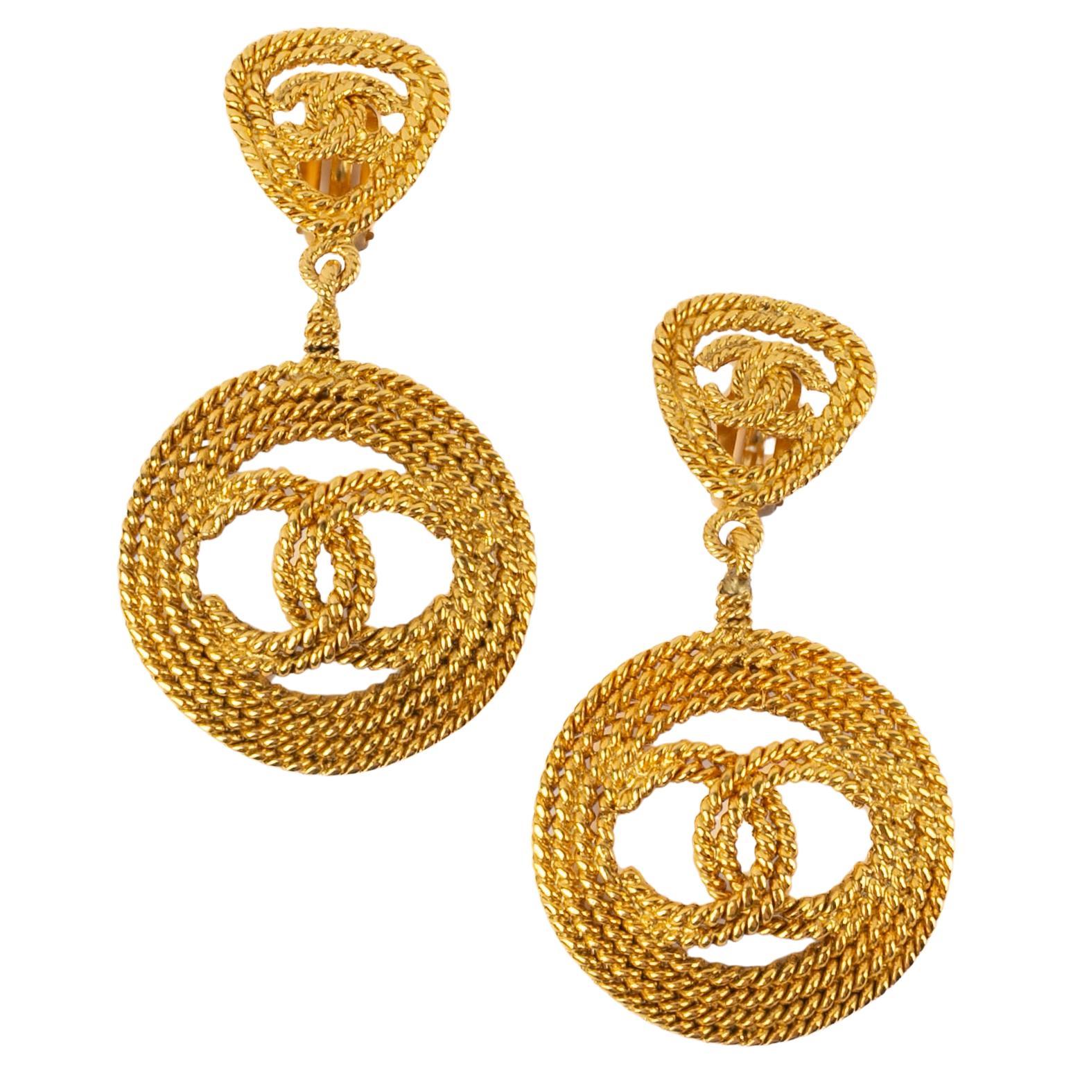 Boucles d'oreilles Chanel 1990
