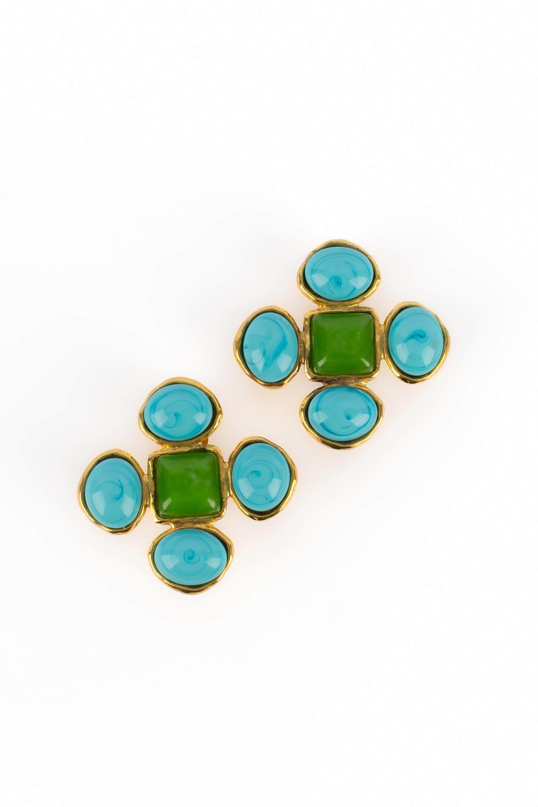 Boucles d'oreilles Chanel 1993 Excellent état - En vente à SAINT-OUEN-SUR-SEINE, FR