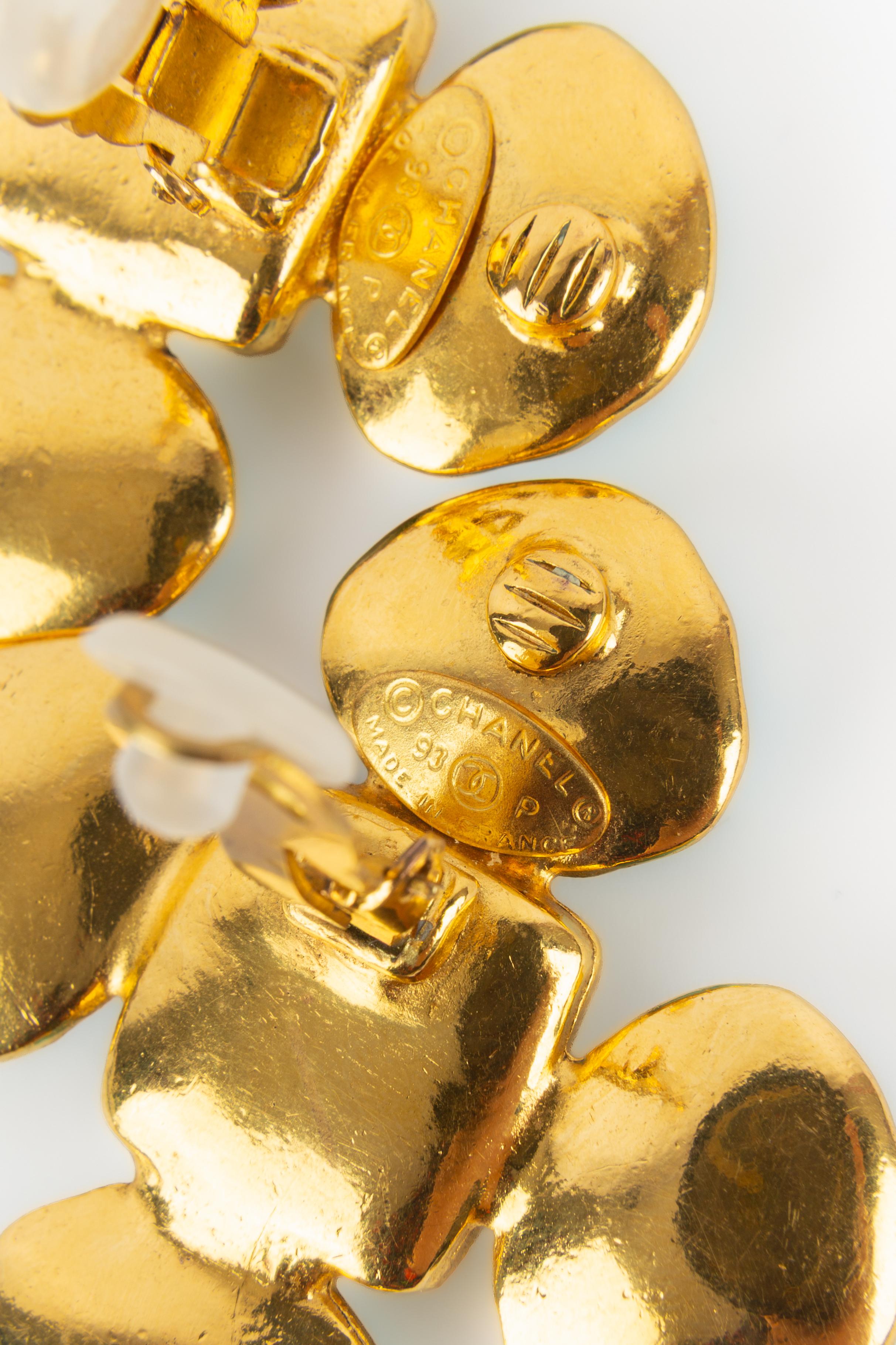 Boucles d'oreilles Chanel 1993 en vente 3