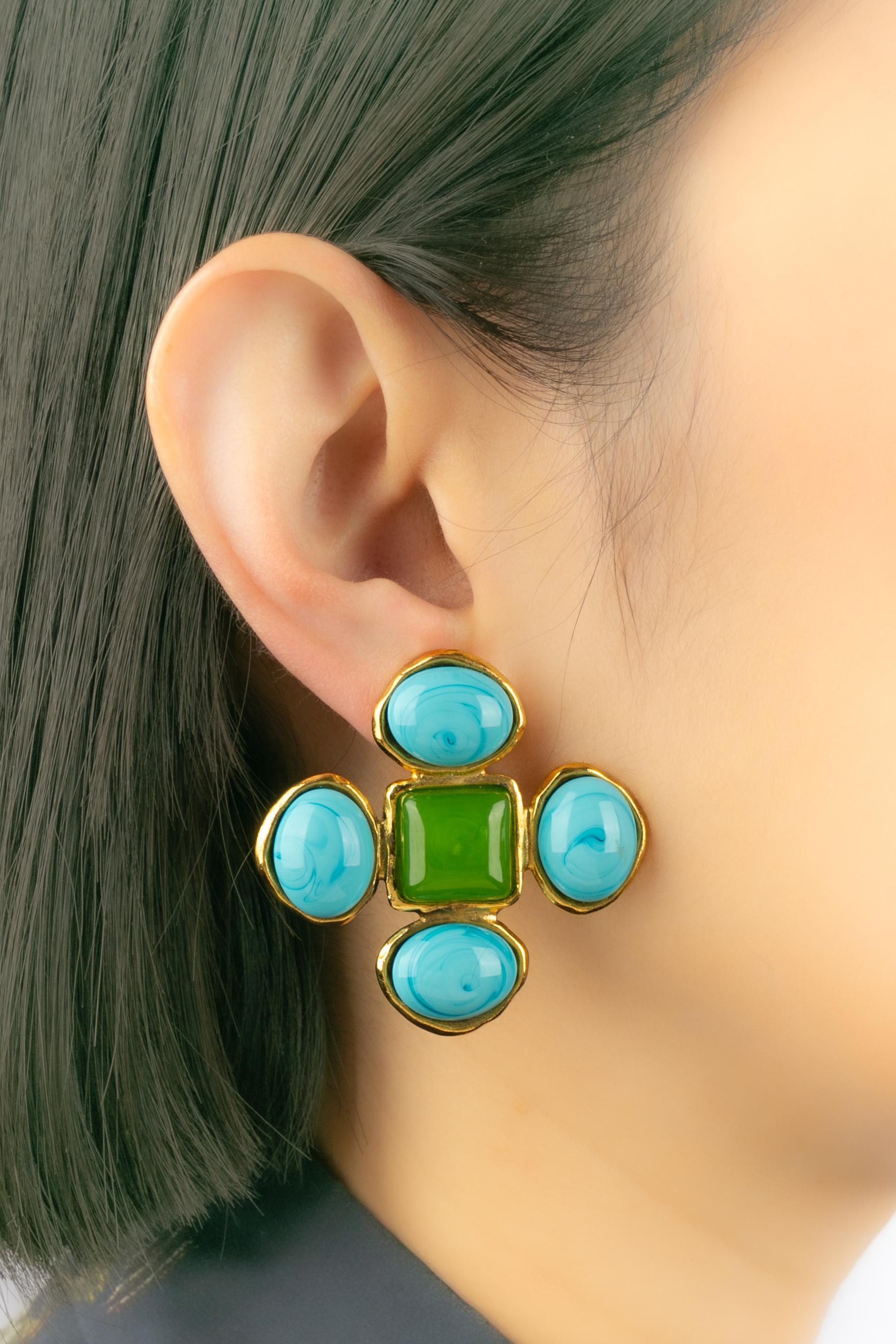 Boucles d'oreilles Chanel 1993 en vente 4
