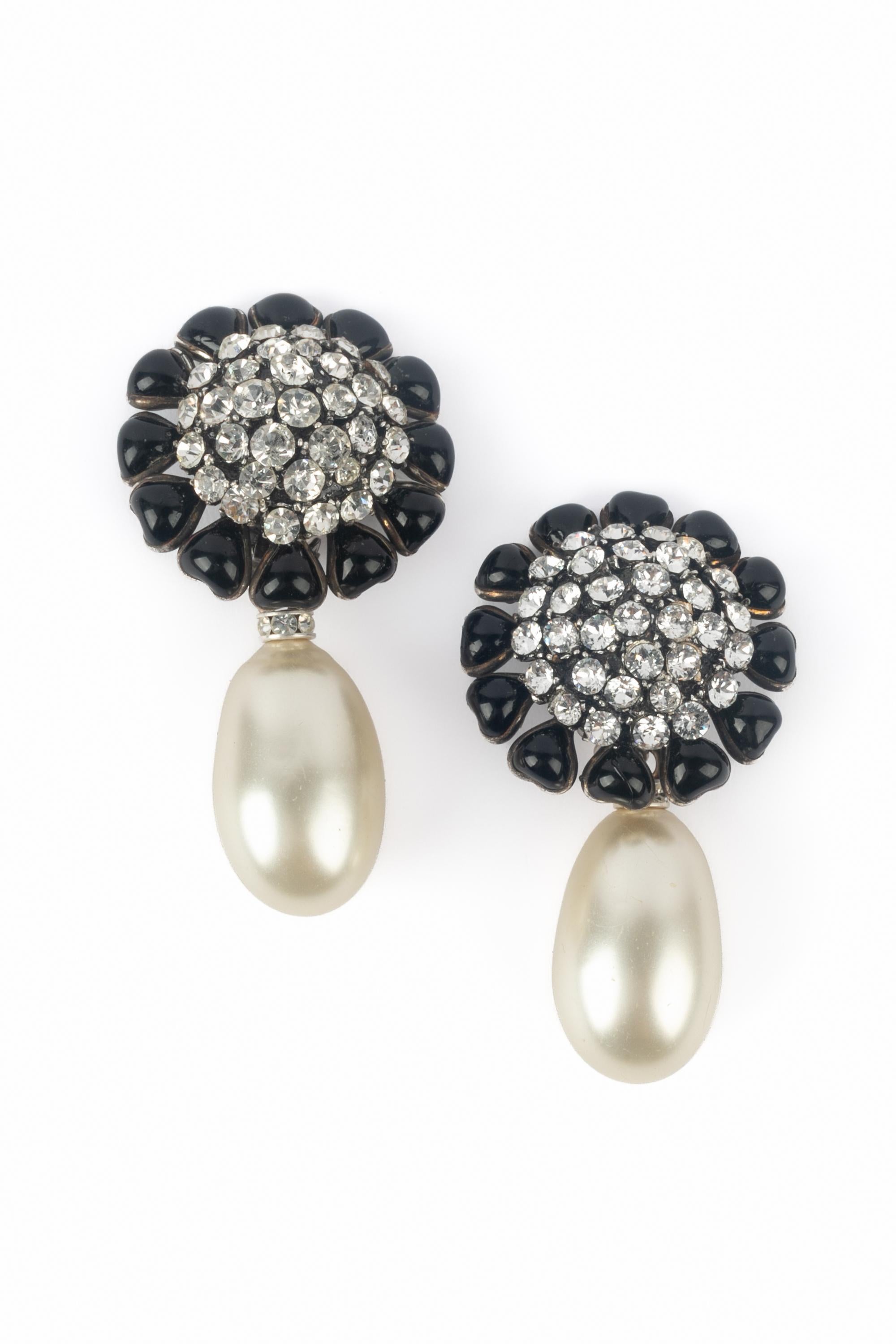 Orecchini Chanel 1995 In condizioni ottime in vendita a SAINT-OUEN-SUR-SEINE, FR