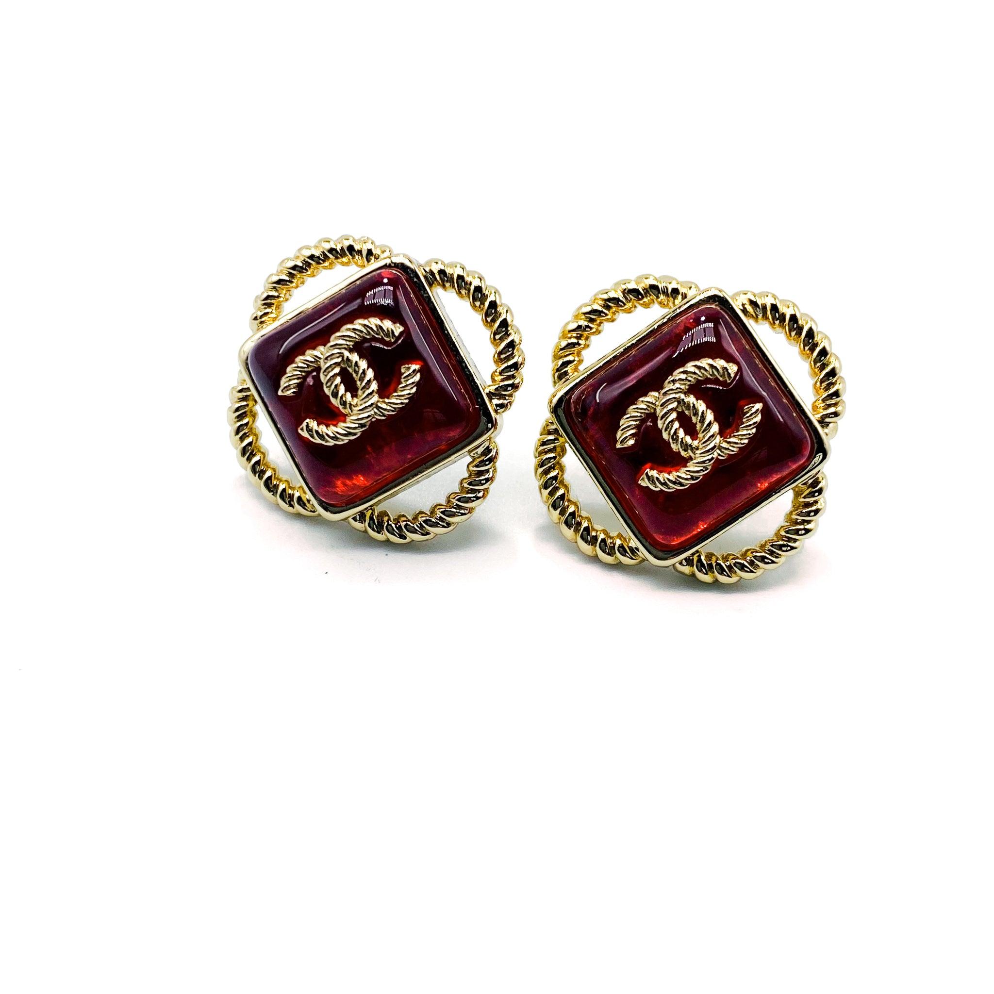 Chanel Gold Plated Earrings - Autumn Winter Collection 2019 In Excellent Condition In London, GB