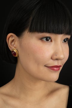 Chanel earrings by Coco Chanel Haute Couture circa 1960