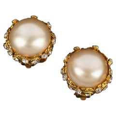 Chanel earrings by Gabrielle Chanel Haute Couture 1950-1960