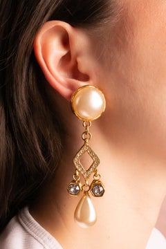 Chanel earrings by Karl Lagerfeld circa 1990
