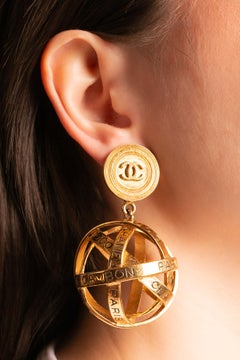 Chanel earrings by Karl Lagerfeld Fall 1989-1990
