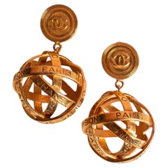 Chanel earrings by Karl Lagerfeld Fall 1989-1990
