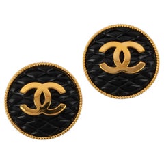 Chanel earrings by Karl Lagerfeld Fall-Winter 1989-1990