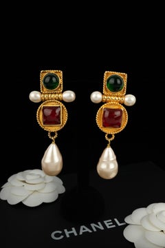 Chanel earrings by Karl Lagerfeld Fall-Winter 1990