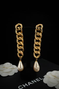 Chanel earrings by Karl Lagerfeld Fall-Winter 1990