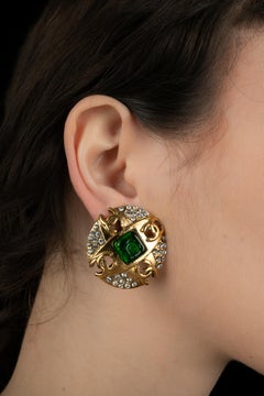Chanel earrings by Karl Lagerfeld Fall-Winter 1990