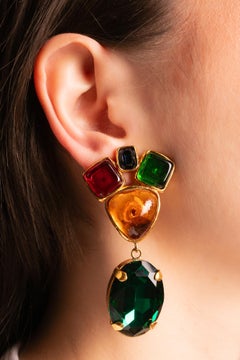 Chanel earrings by Karl Lagerfeld Fall-Winter 1991
