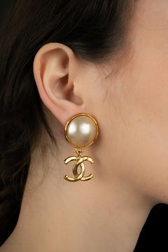Chanel earrings by Karl Lagerfeld Fall-Winter 1995