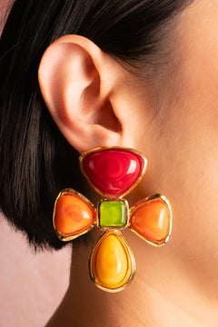Chanel earrings by Karl Lagerfeld Spring 1993