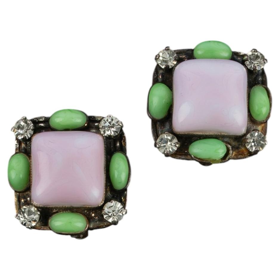 Chanel earrings by Karl Lagerfeld Spring 1996