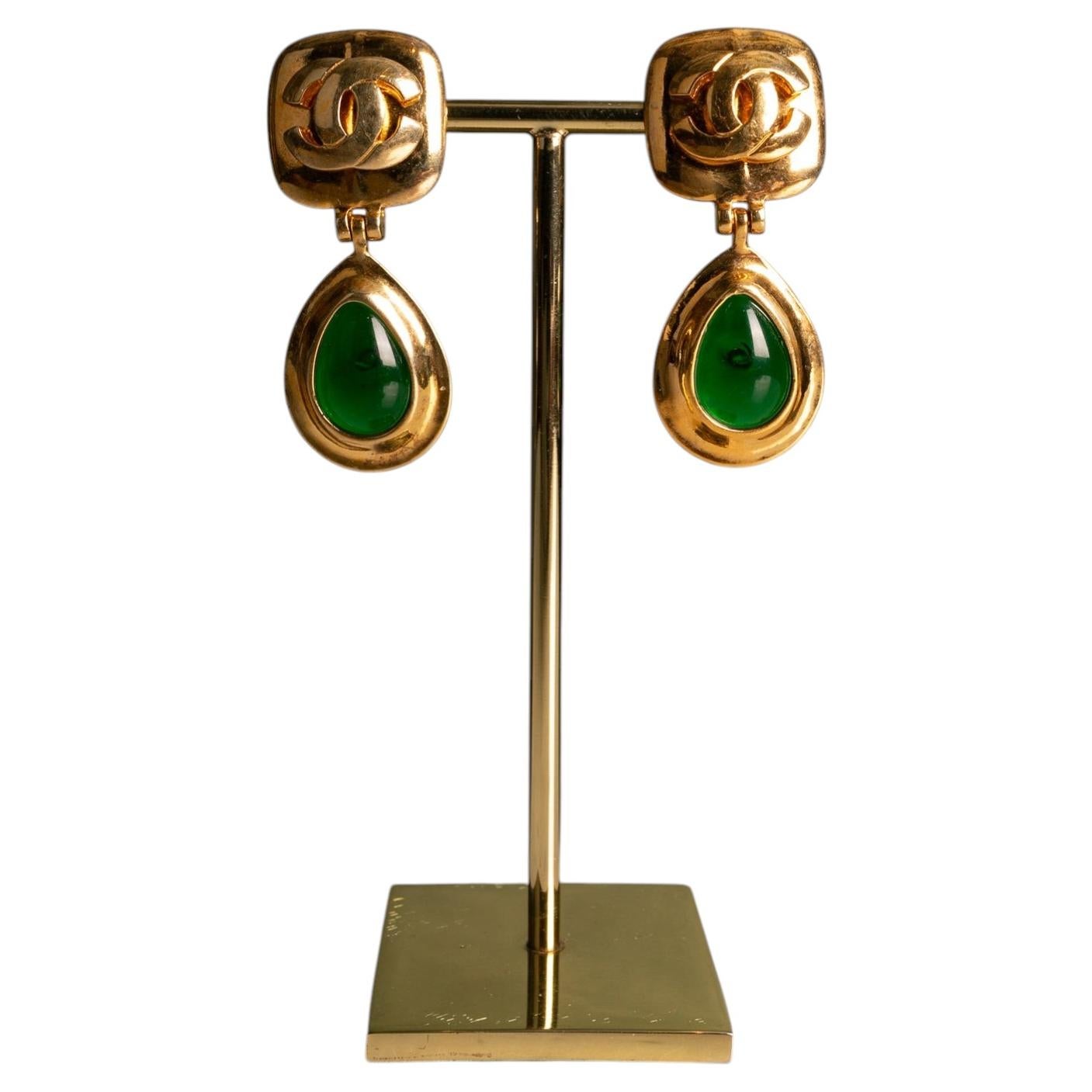Chanel earrings by Karl Lagerfeld Spring 1997