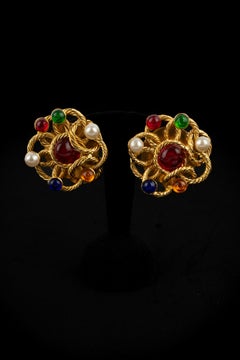 Chanel earrings by Karl Lagerfeld Spring-Summer 1991