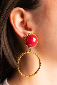 Chanel earrings by Karl Lagerfeld Spring-Summer 1992