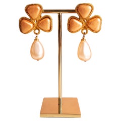 Chanel earrings by Karl Lagerfeld Spring-Summer 1992