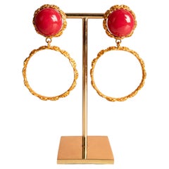 Chanel earrings by Karl Lagerfeld Spring-Summer 1992