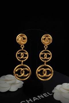 Chanel earrings by Karl Lagerfeld Spring-Summer 1993