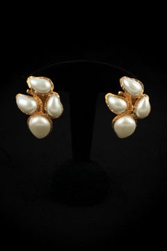 Chanel earrings by Karl Lagerfeld Spring-Summer 1995