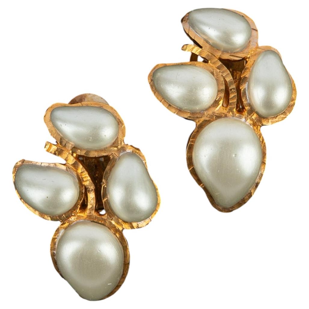 Chanel earrings by Karl Lagerfeld Spring-Summer 1995