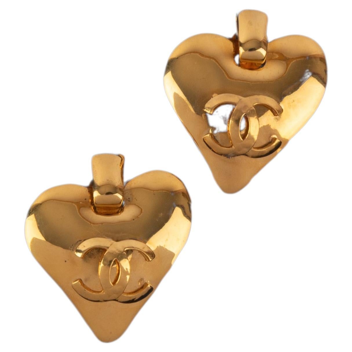 Boucles d'oreilles Chanel par Karl Lagerfeld for Chanel été 1993 en vente