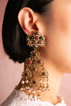 Chanel earrings 'Coco à Biarritz' by Karl Lagerfeld Summer 1989
