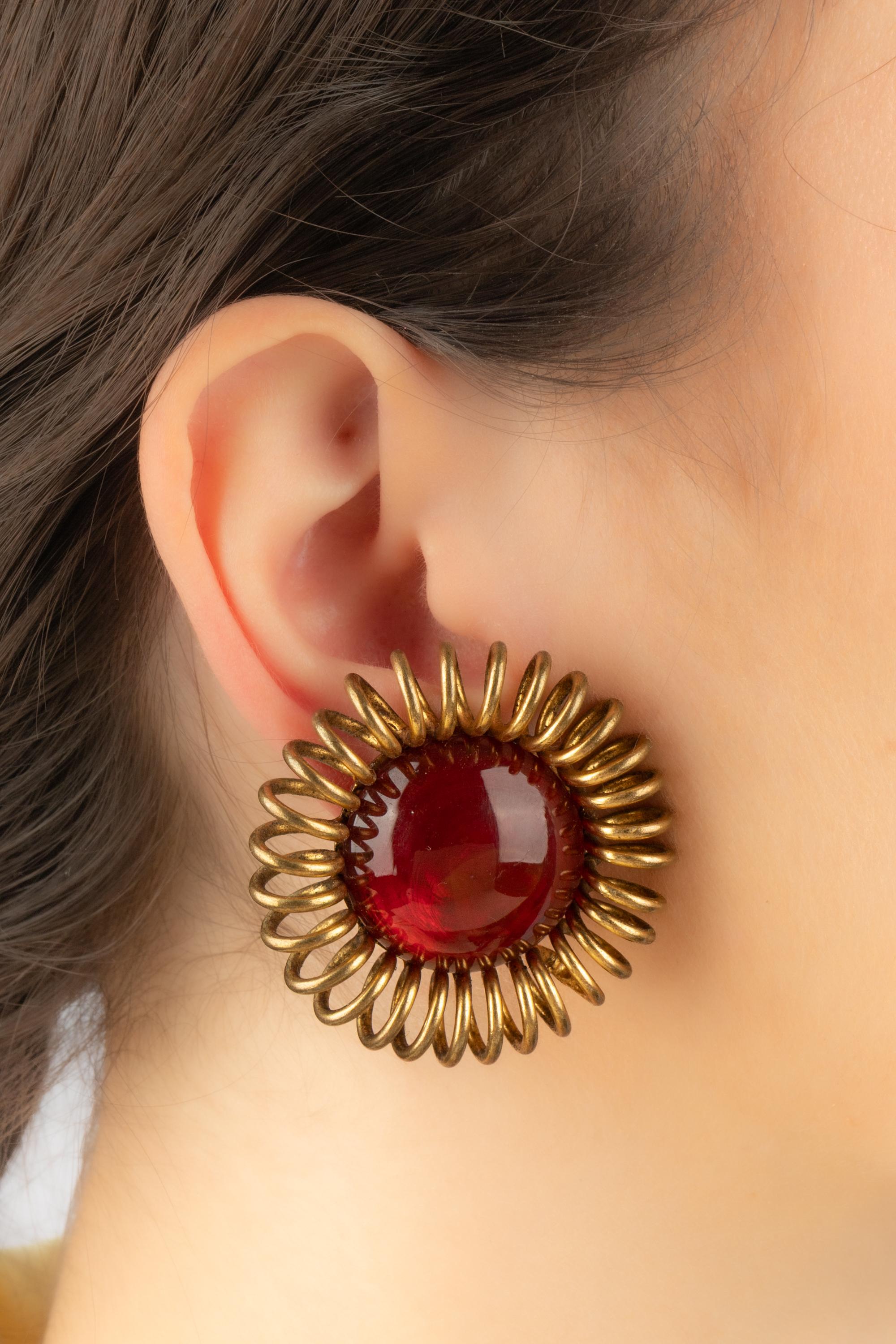 Orecchini Chanel epoca Coco in vendita 4