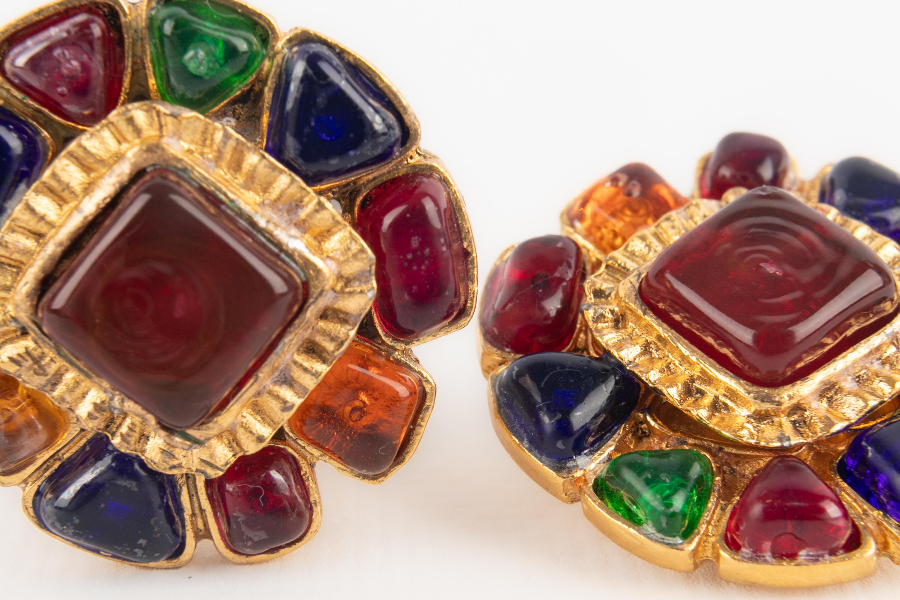 Chanel earrings Fall 1994 In Excellent Condition For Sale In SAINT-OUEN-SUR-SEINE, FR