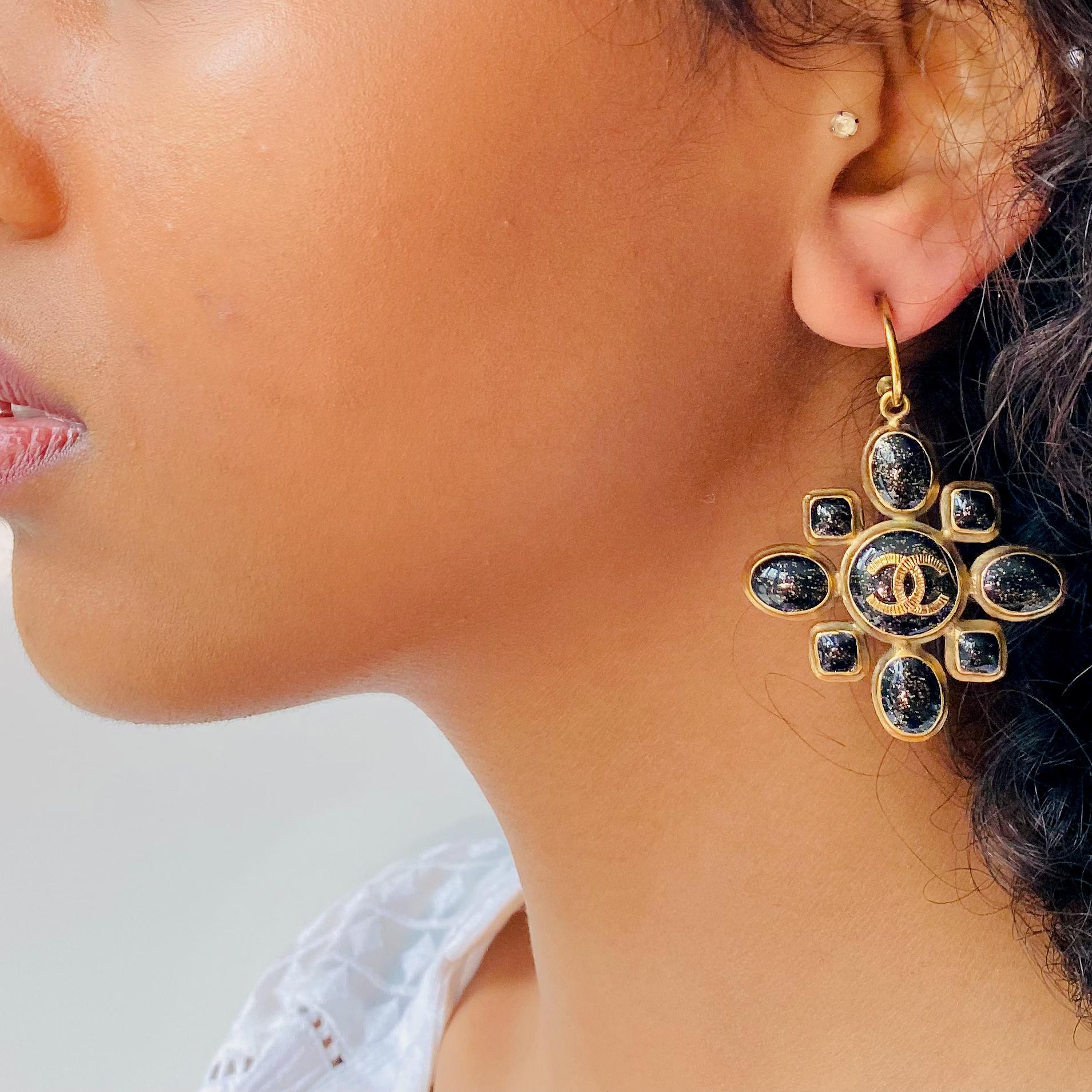 chanel earrings for pierced ears