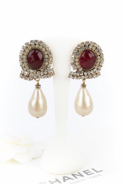 Boucles d'oreilles Chanel des années 1980