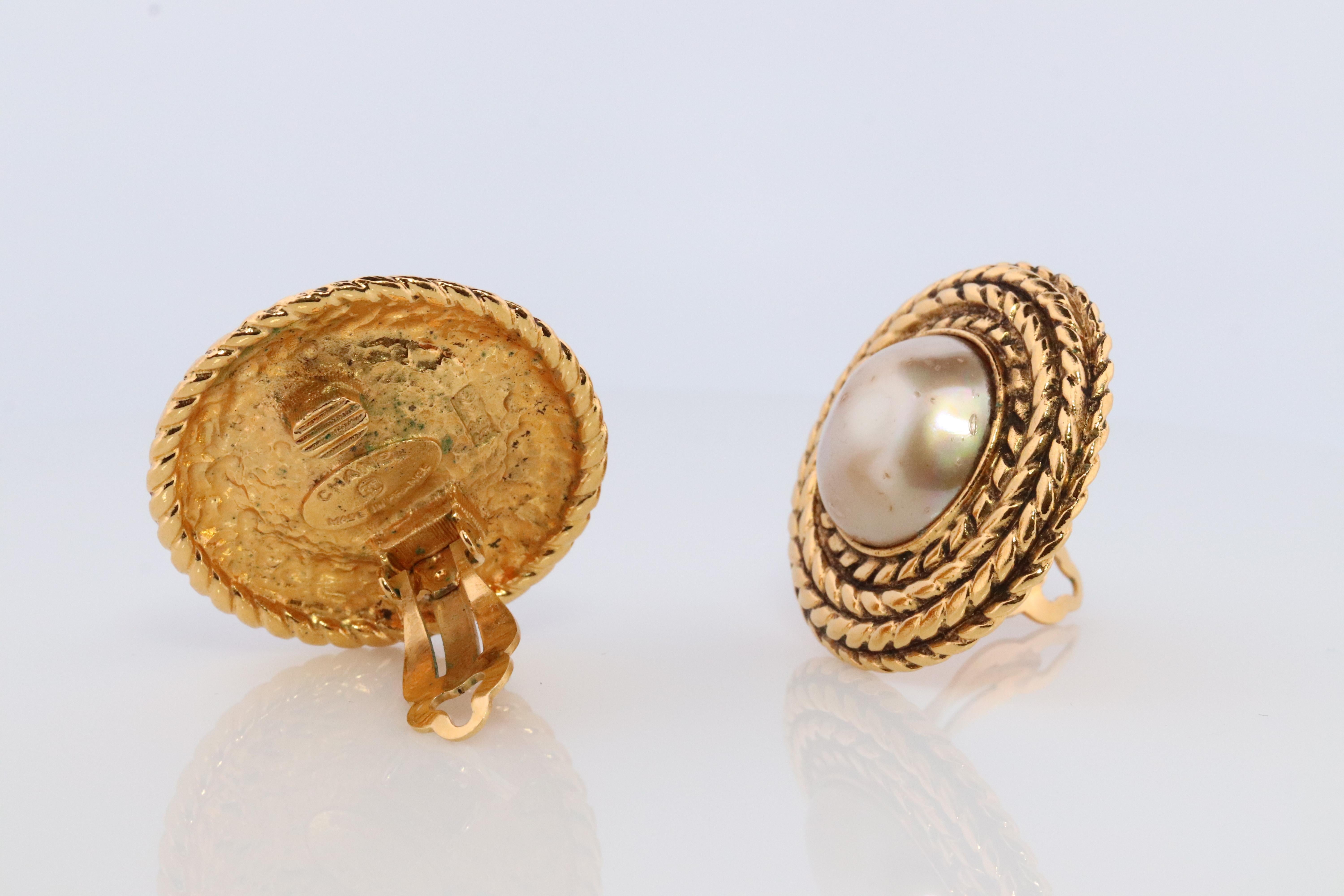imitation chanel earrings