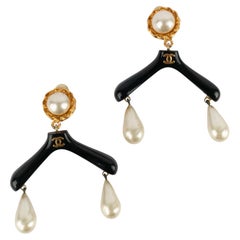 Chanel earrings 'hanger' Haute Couture
