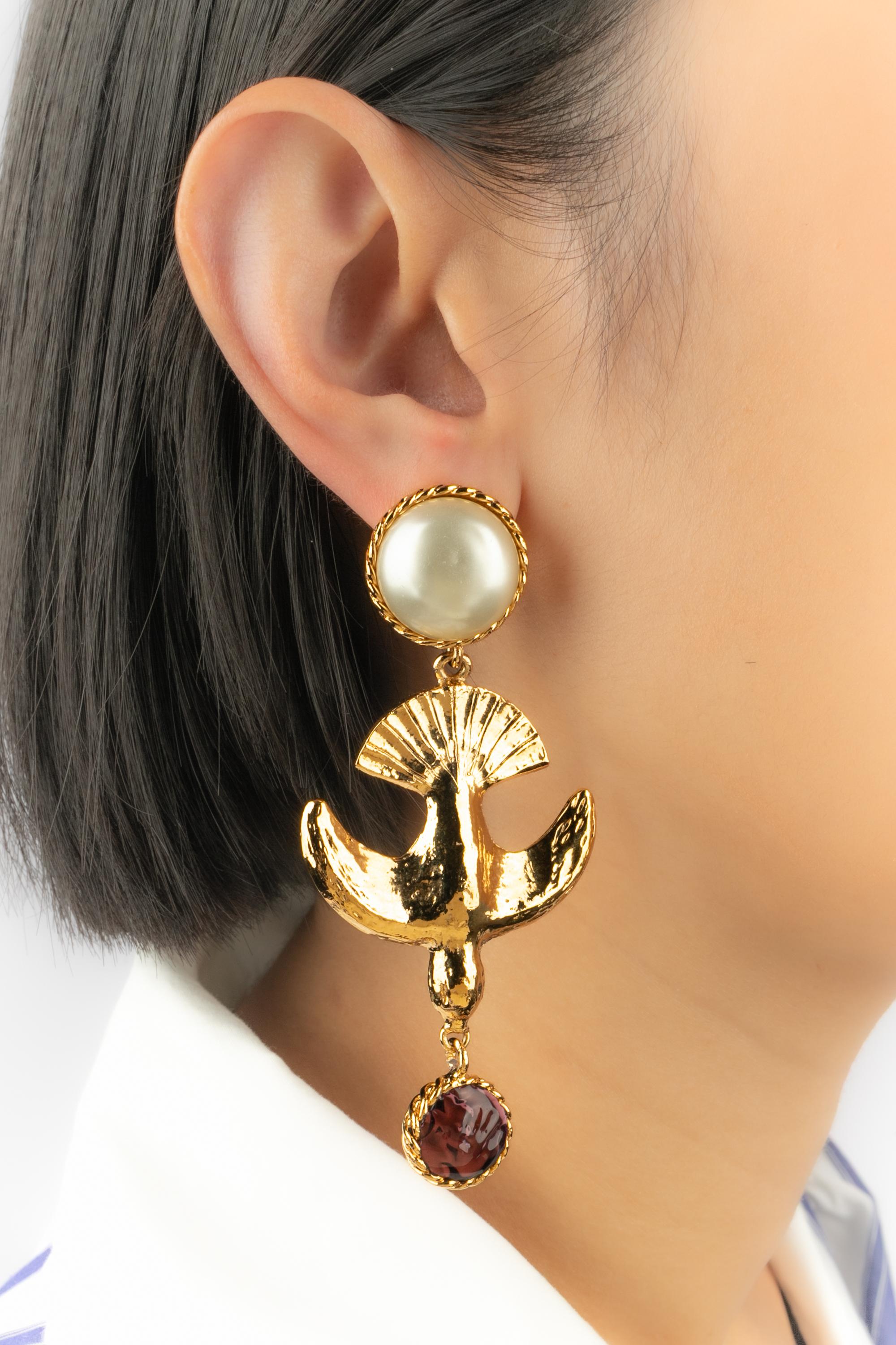 Orecchini Chanel Haute Couture anni '70 in vendita 6