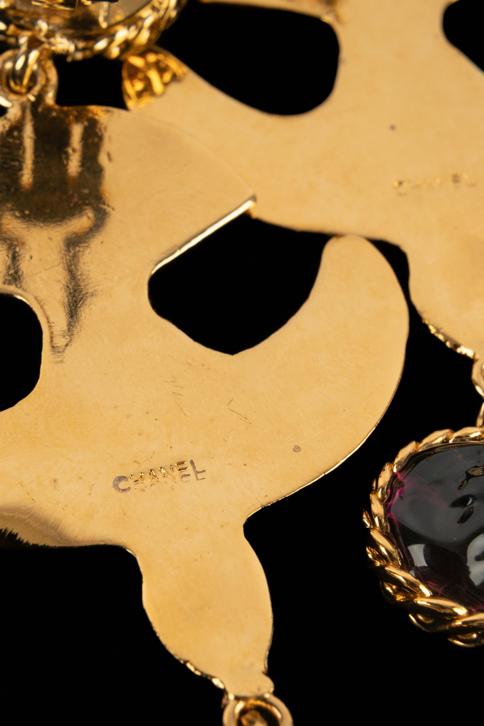 Orecchini Chanel Haute Couture anni '70 in vendita 3