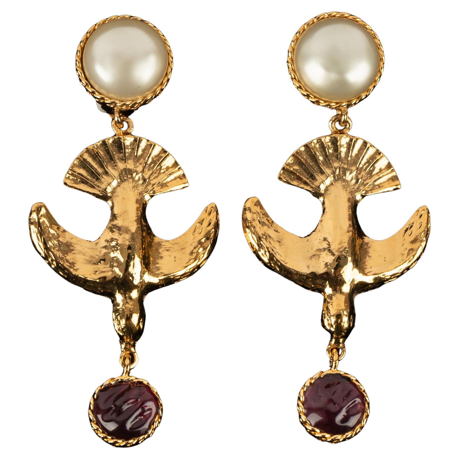 Orecchini Chanel Haute Couture anni
70