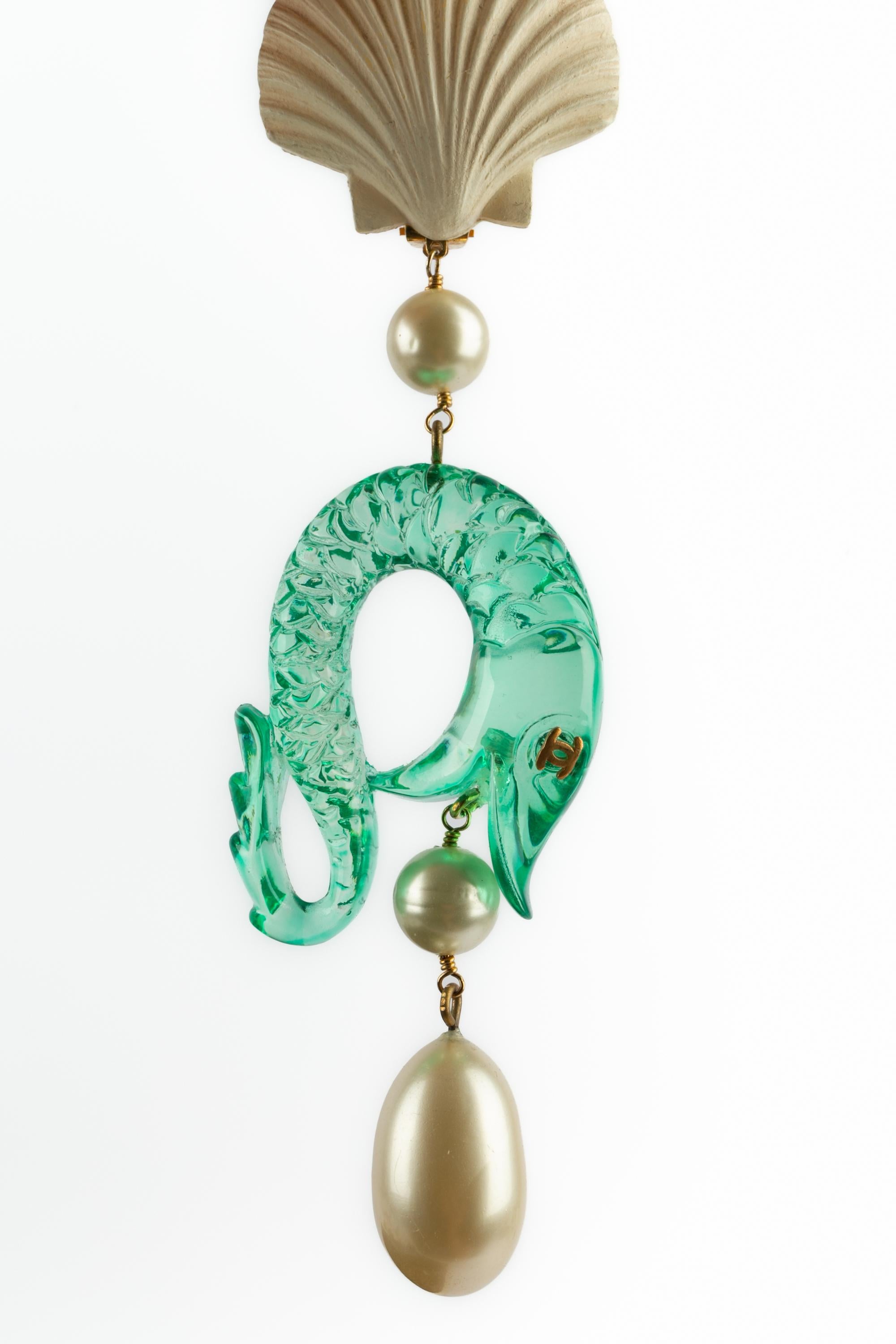 Chanel earrings Haute Couture For Sale 6