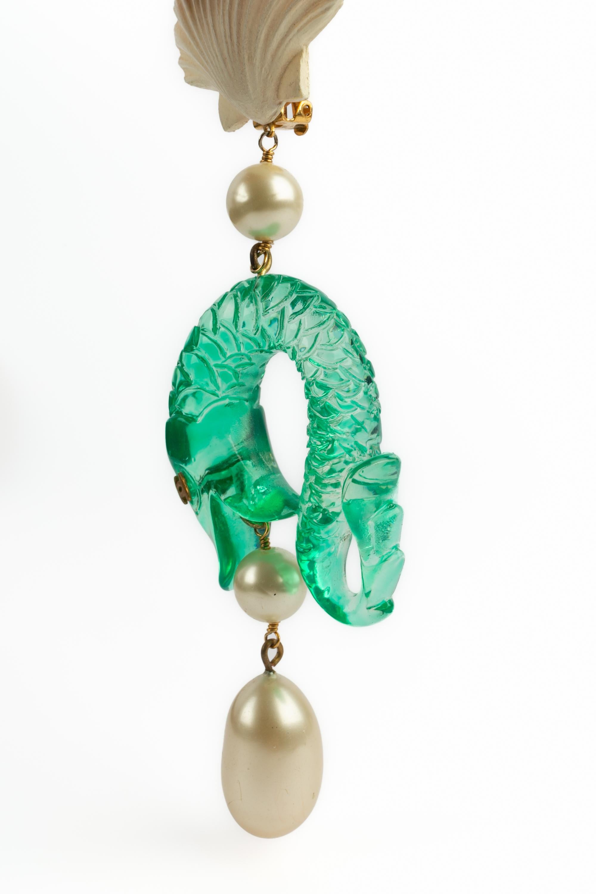 Chanel earrings Haute Couture For Sale 7