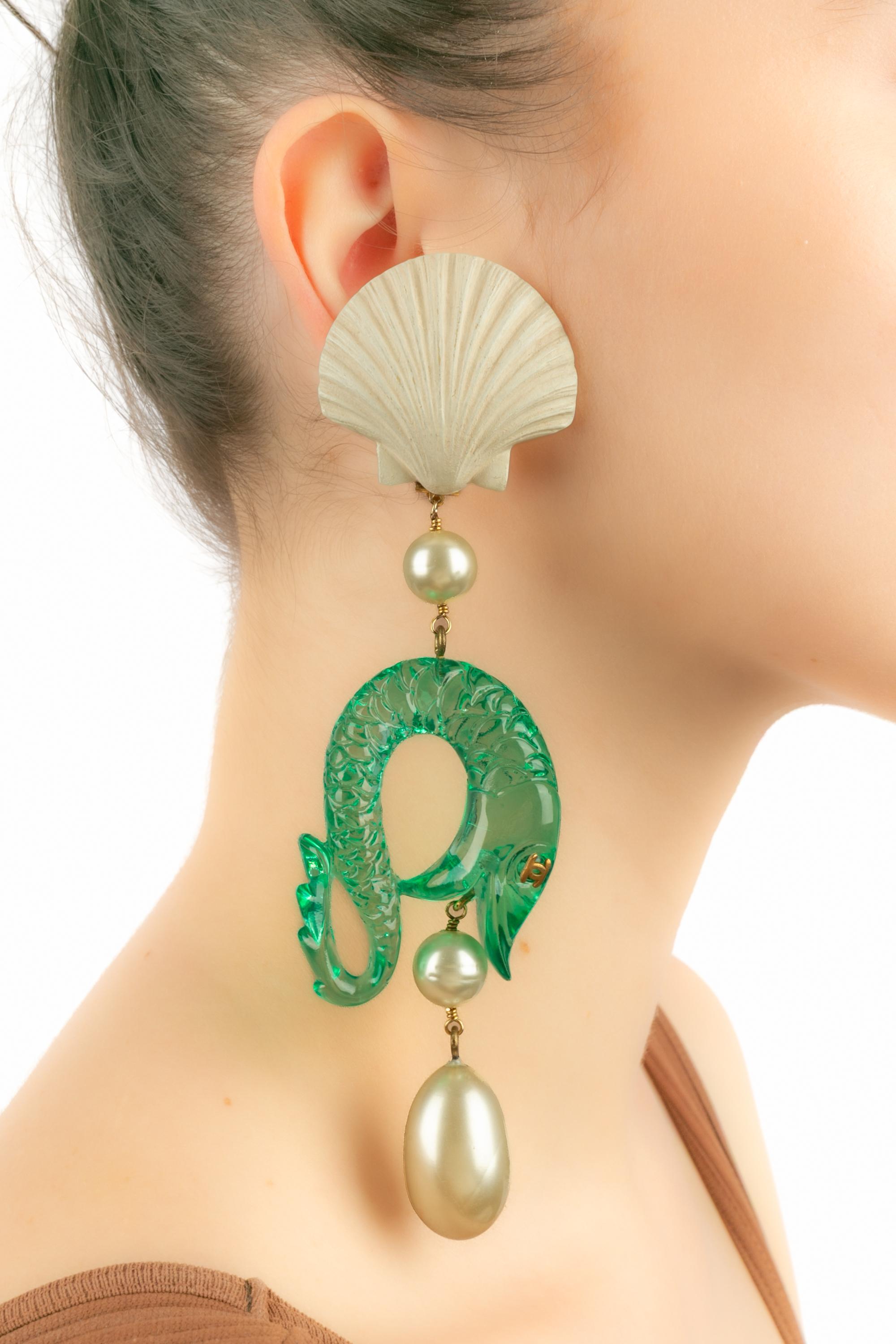 Chanel earrings Haute Couture For Sale 8