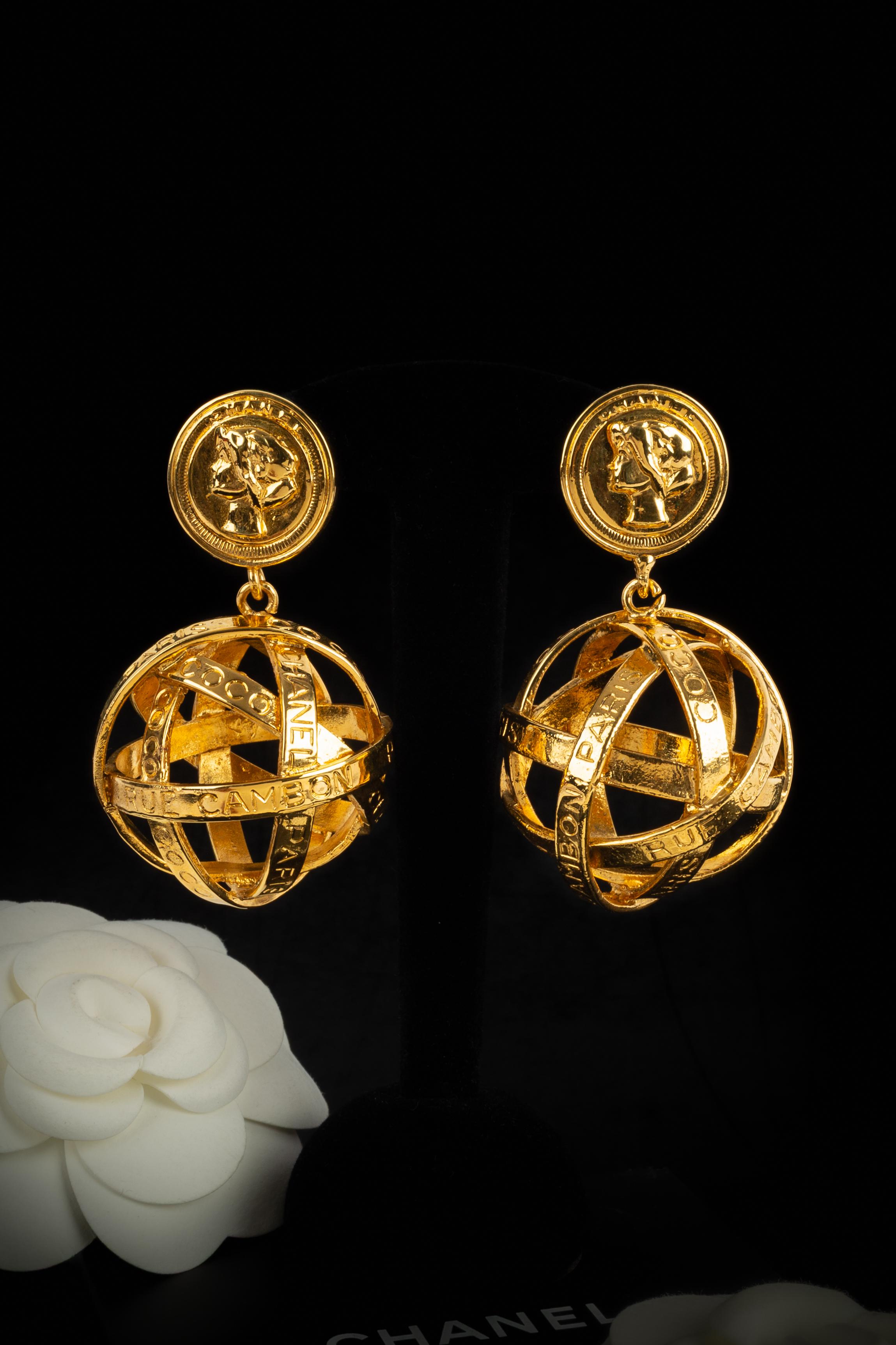 Chanel Ohrringe Haute Couture im Zustand „Hervorragend“ im Angebot in SAINT-OUEN-SUR-SEINE, FR