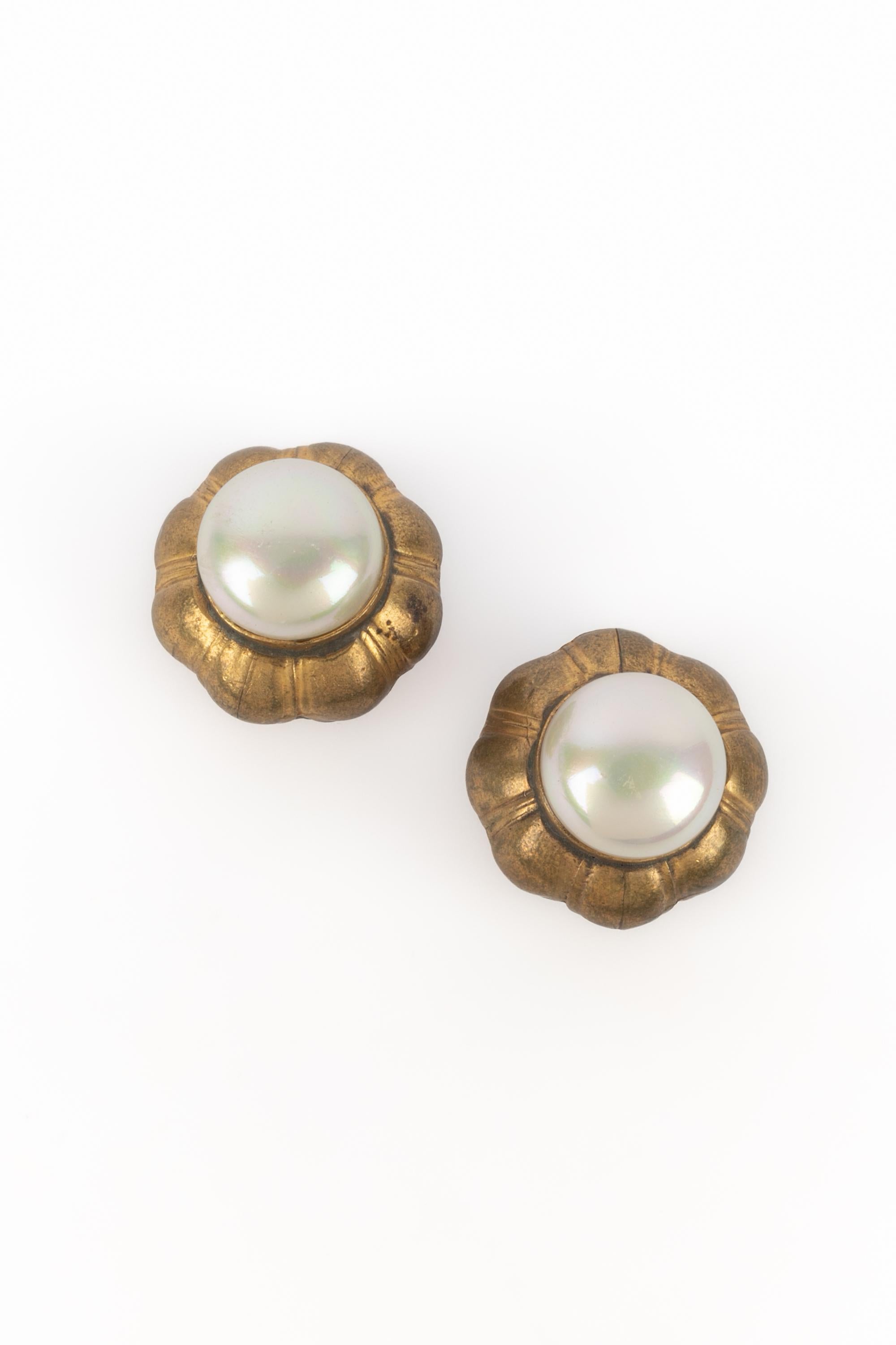 Pendientes Chanel Alta Costura en Excelente estado para la venta en SAINT-OUEN-SUR-SEINE, FR