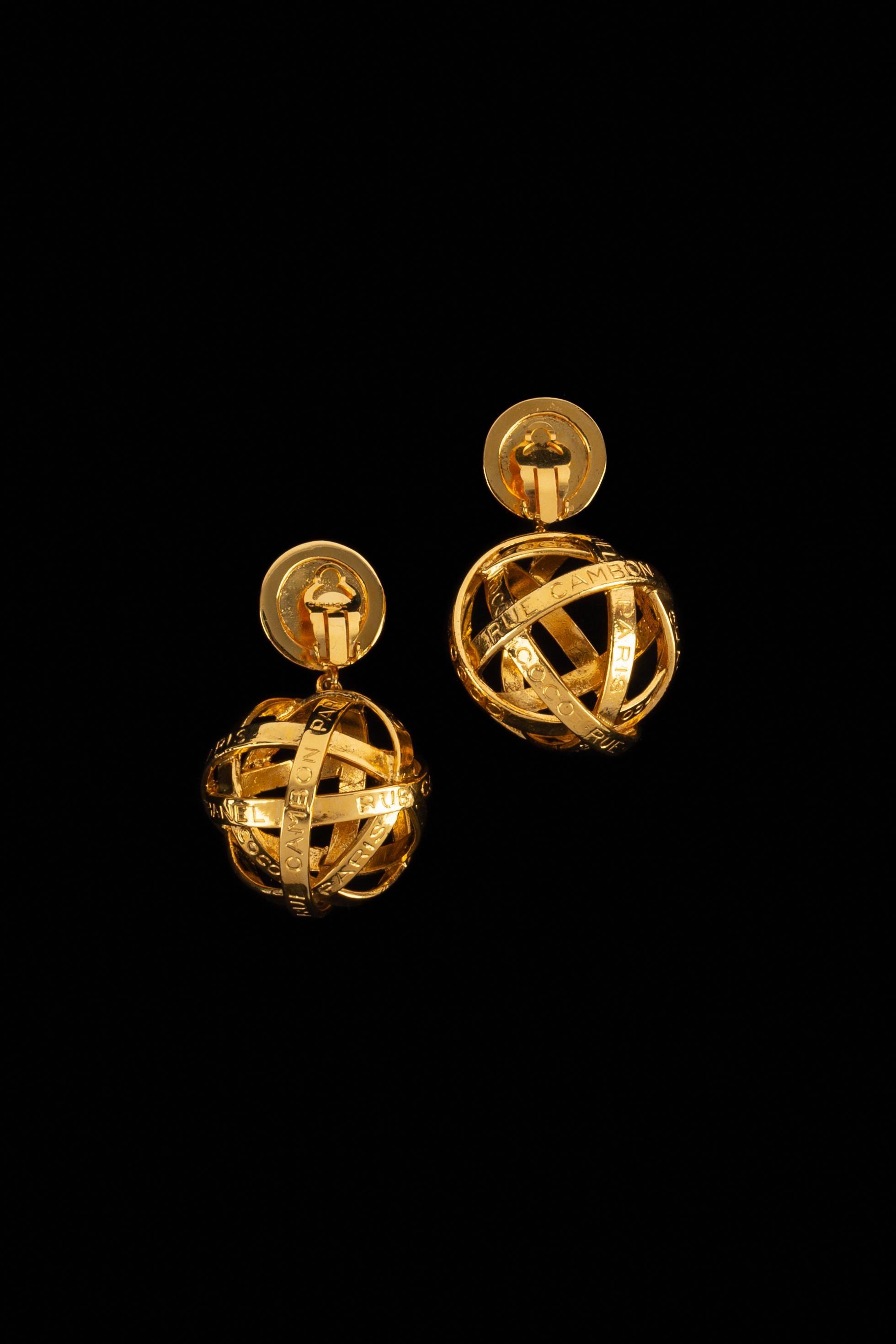 Chanel Ohrringe Haute Couture im Angebot 1