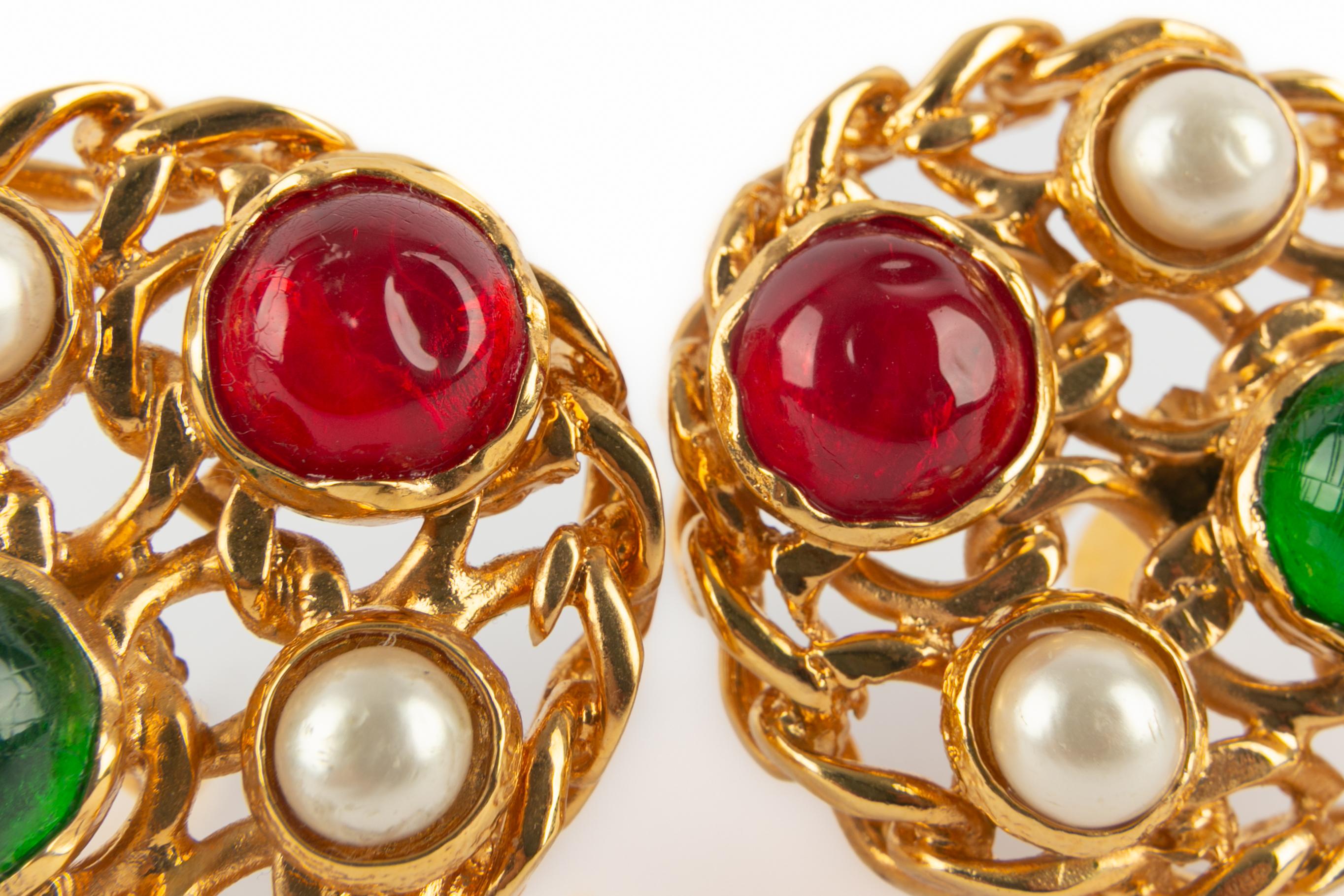 Boucles d'oreilles Chanel Haute Couture en vente 1