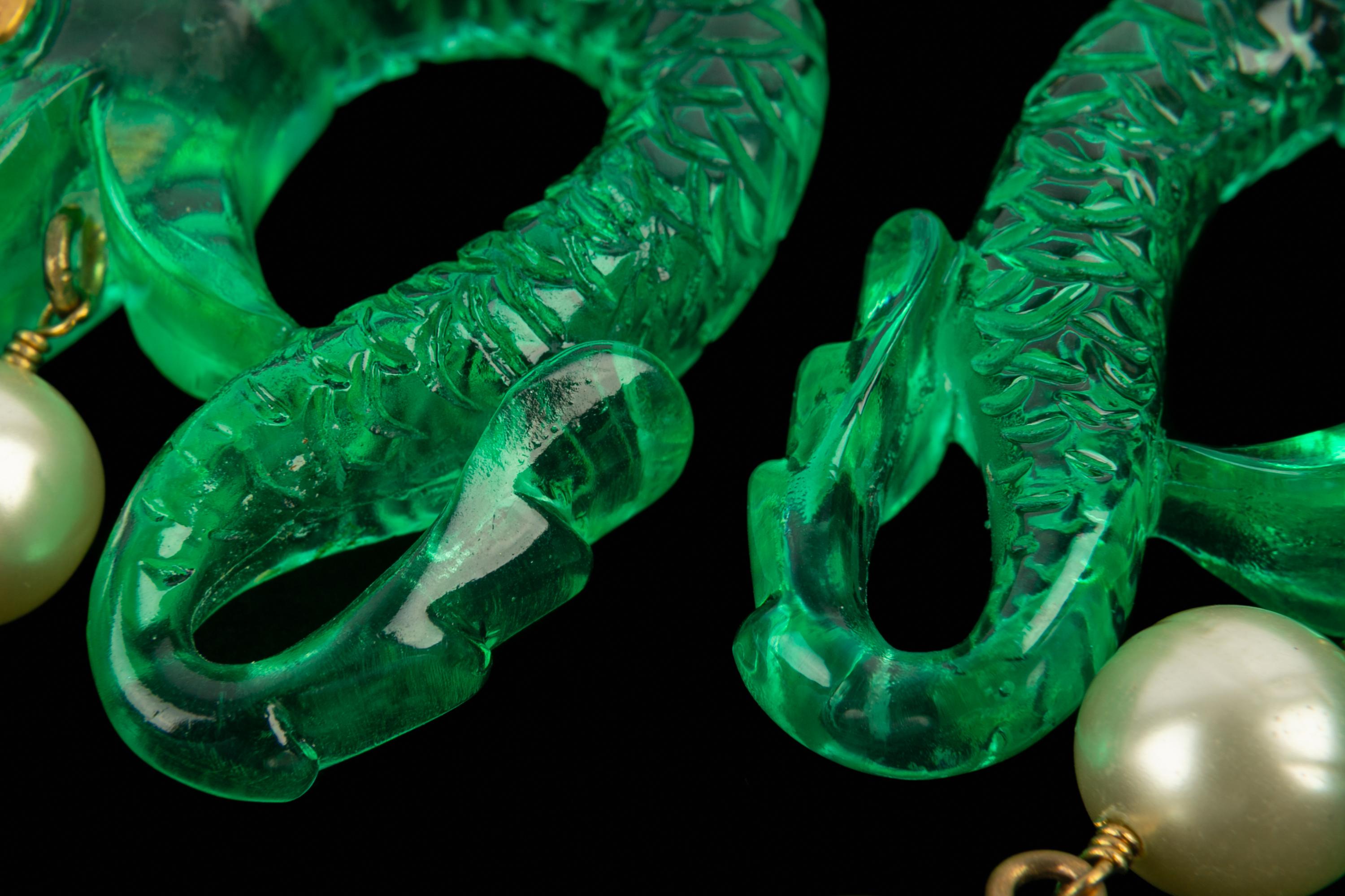 Chanel earrings Haute Couture For Sale 3